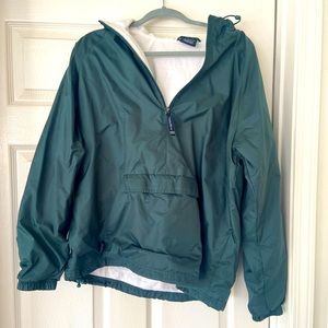 Dark Green Rain Jacket